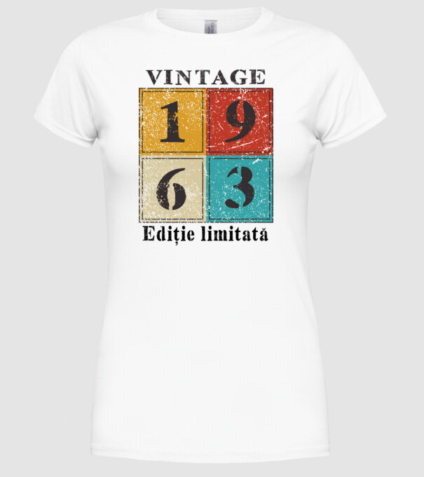 1963 - Ediție limitată model alb pe tricou