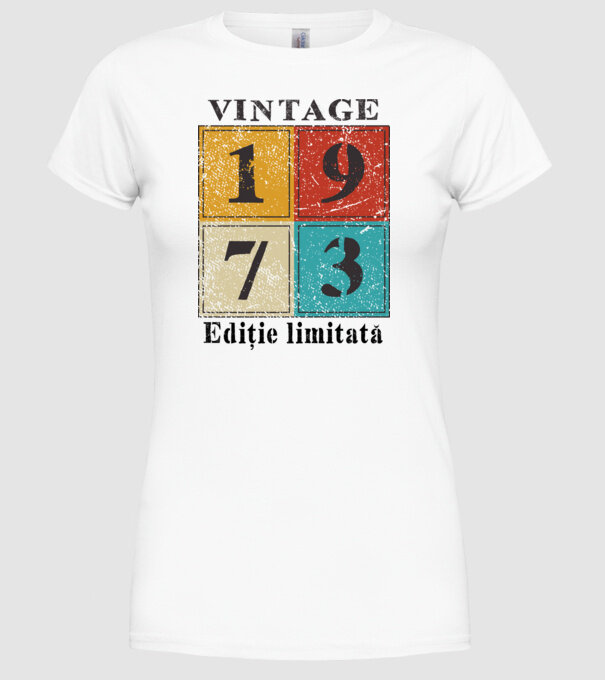 1973 - Ediție limitată model alb pe tricou