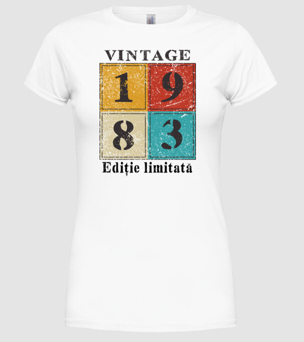 1983 - Ediție limitată model alb pe tricou