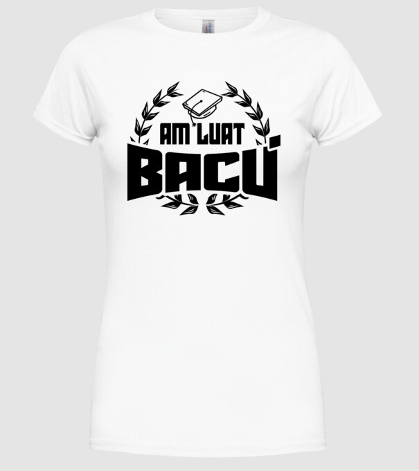Am luat bacu model alb pe tricou