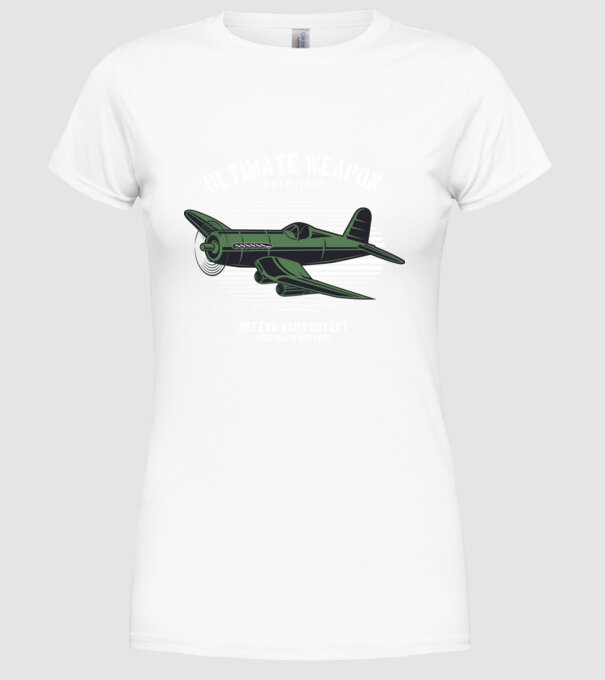 Avioane model alb pe tricou