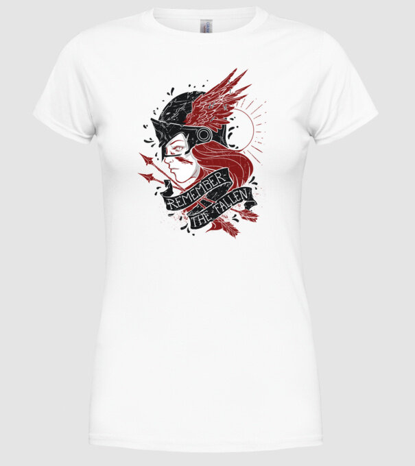 Graffiti model alb pe tricou