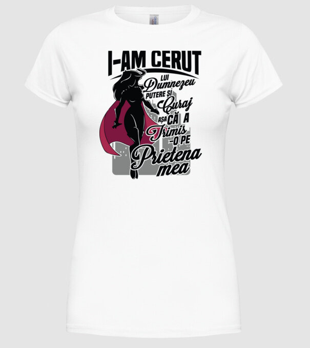 I-am cerut lui Dumnezeu putere și curaj - așa că a trimis-o pe prietena mea model alb pe tricou