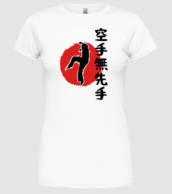Larusso training japan model alb pe tricou