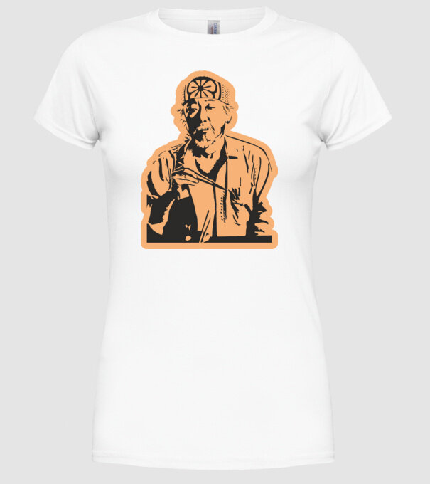 Mister miyagi cobra kai model alb pe tricou