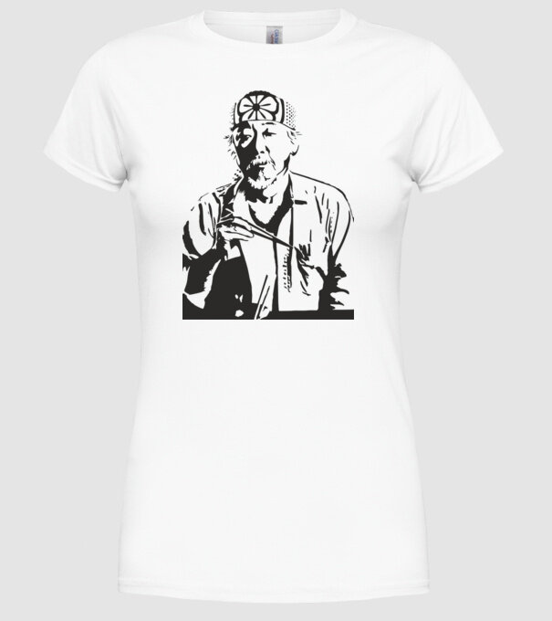 Miyagi cobra kai model alb pe tricou