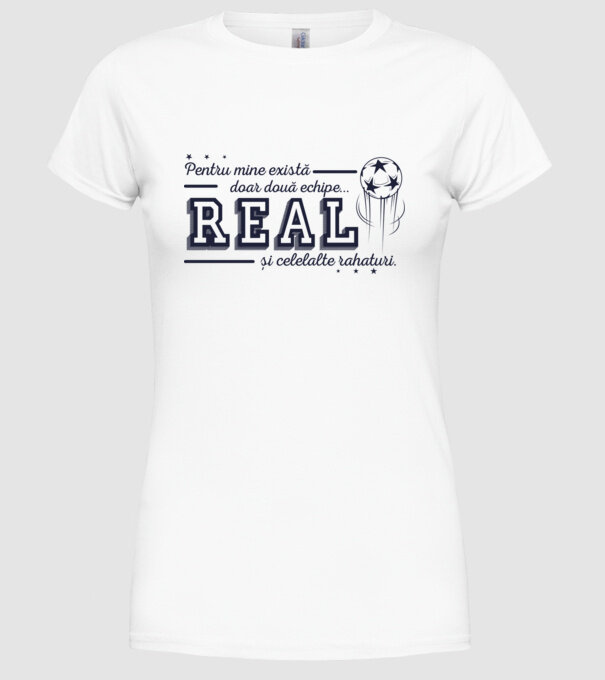 Pentru mine există doar două echipe, Real și celelalte rahaturi model alb pe tricou