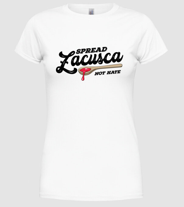 România Zacusca model alb pe tricou