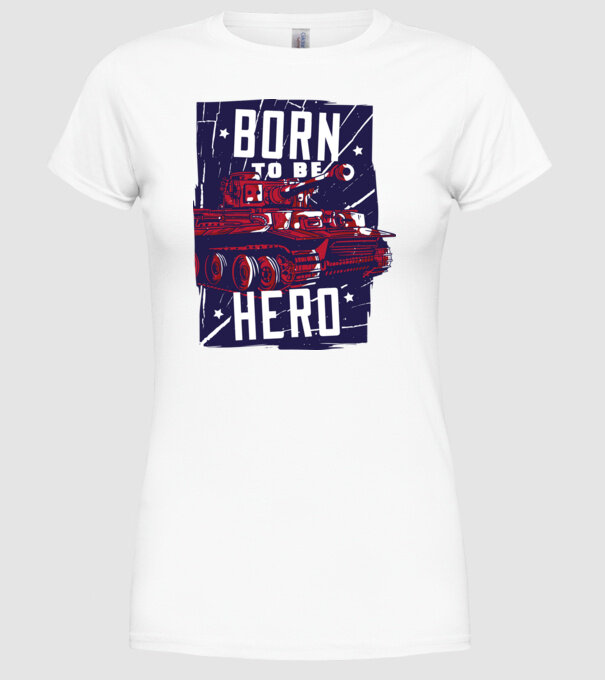 Tancuri model alb pe tricou