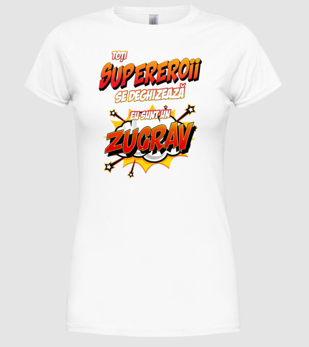 toți supereroii se deghizează, eu sunt un zugrav model alb pe tricou
