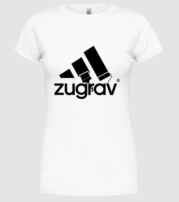 zugrav model alb pe tricou