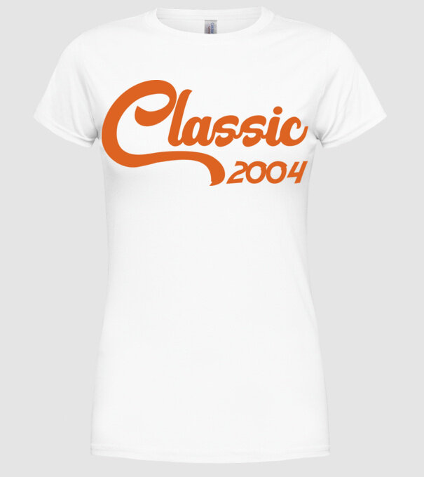 2004 Classic model alb pe tricou