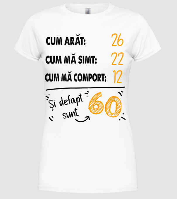 Aspect, senzație, comportament 60 Alb model alb pe tricou
