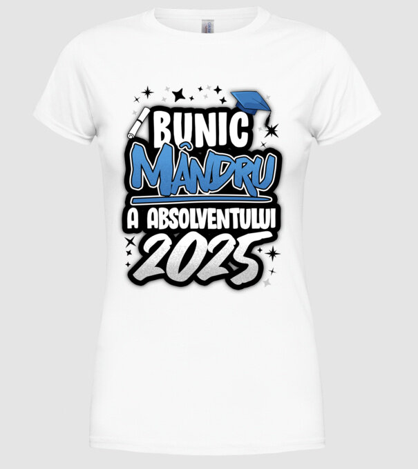 Bunic MÂNDRU a absolventului model alb pe tricou