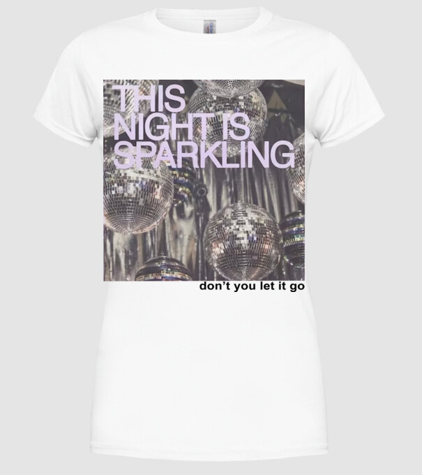 Taylor Swift this night 2 model alb pe tricou