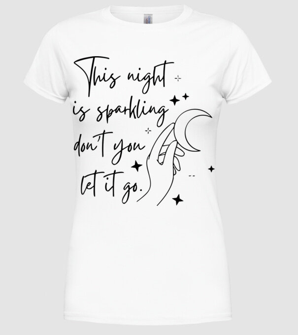 Taylor Swift this night model alb pe tricou
