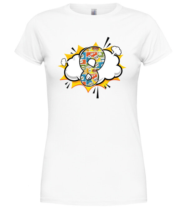  model  pe tricou