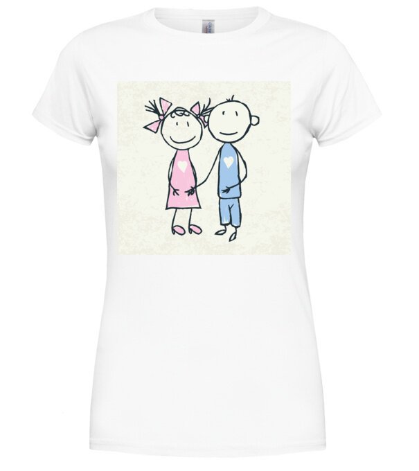  model  pe tricou