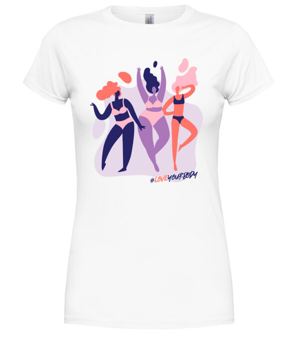  model  pe tricou