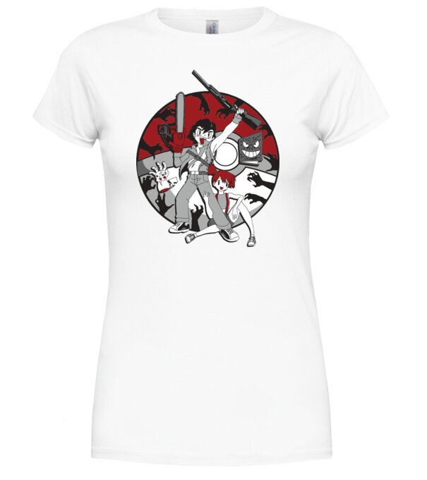  model  pe tricou
