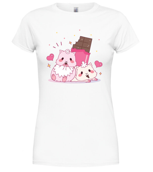  model  pe tricou