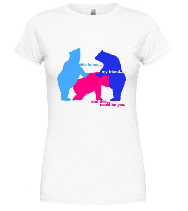  model  pe tricou