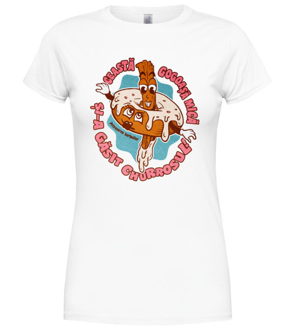  model  pe tricou