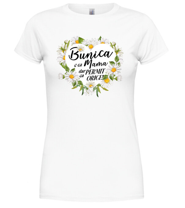  model  pe tricou
