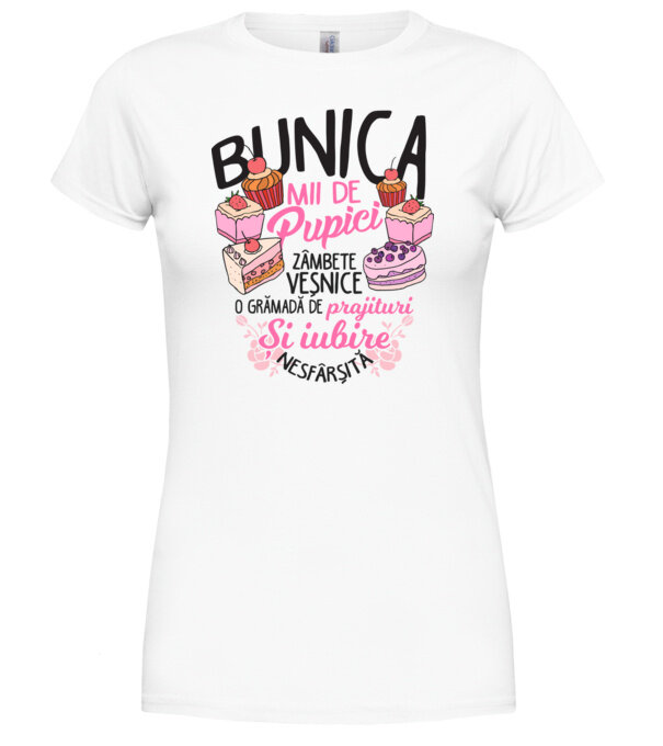  model  pe tricou