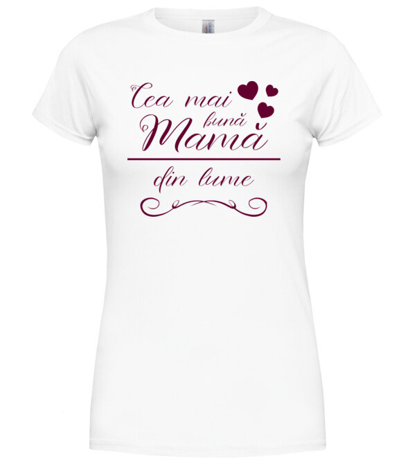  model  pe tricou
