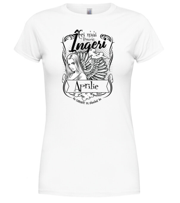 model  pe tricou