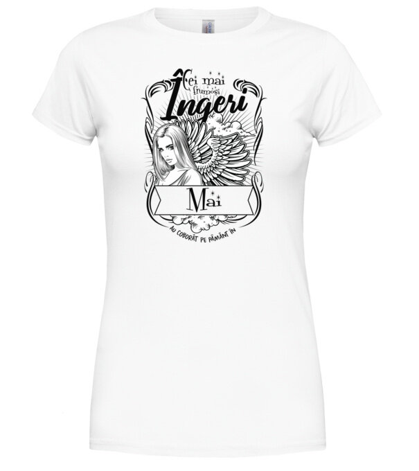  model  pe tricou