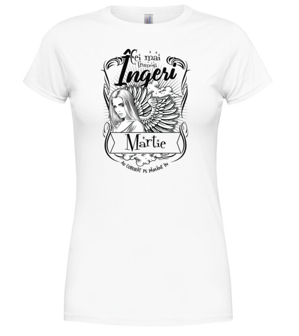  model  pe tricou