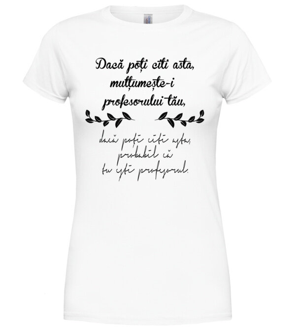  model  pe tricou