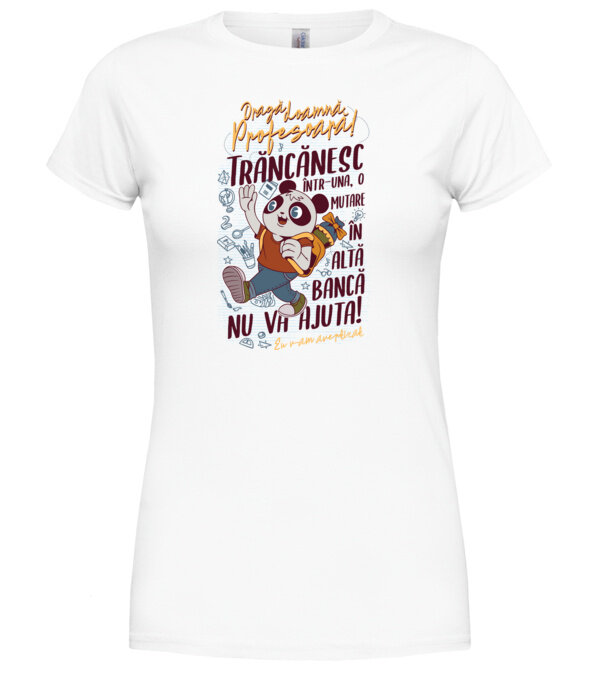  model  pe tricou