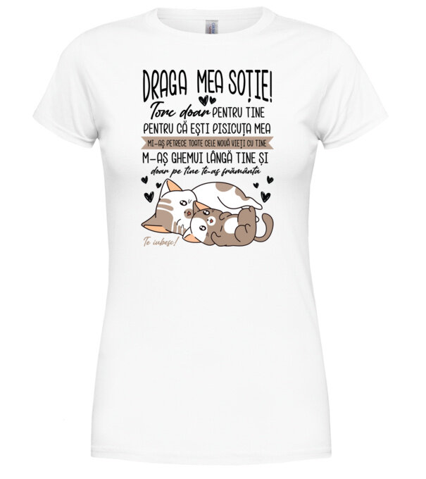  model  pe tricou