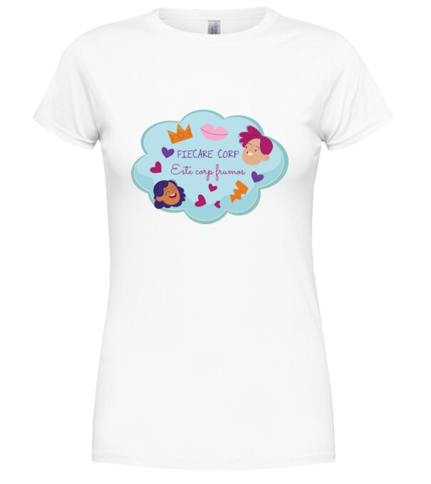  model  pe tricou