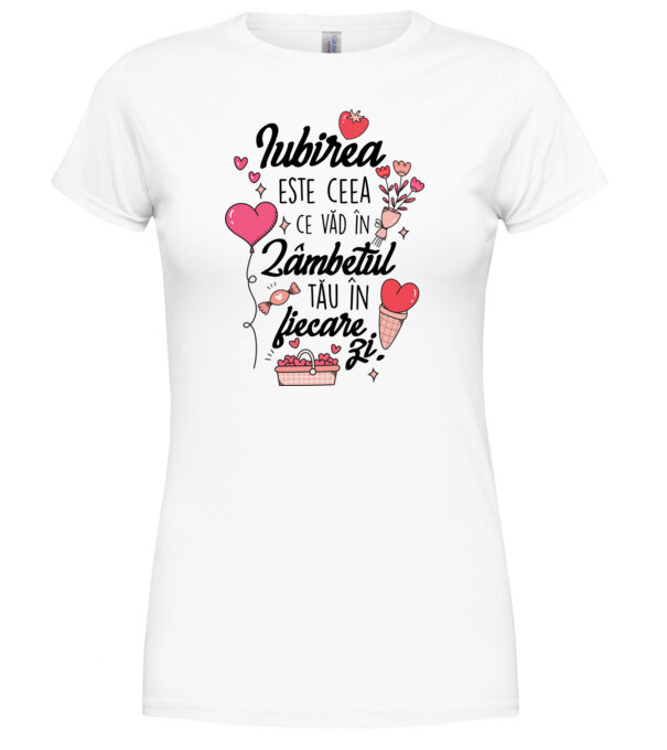  model  pe tricou