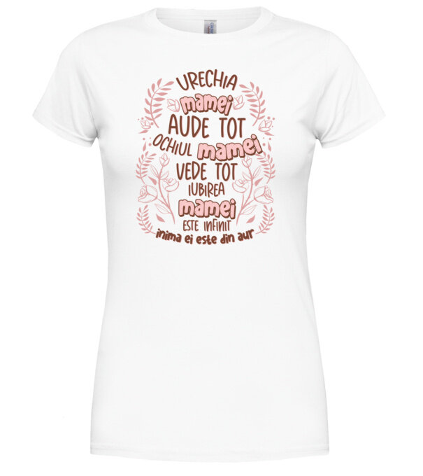  model  pe tricou