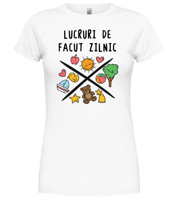  model  pe tricou