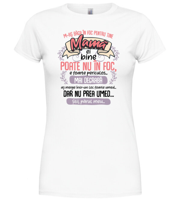  model  pe tricou