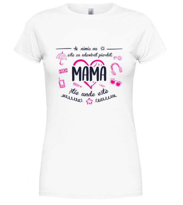  model  pe tricou