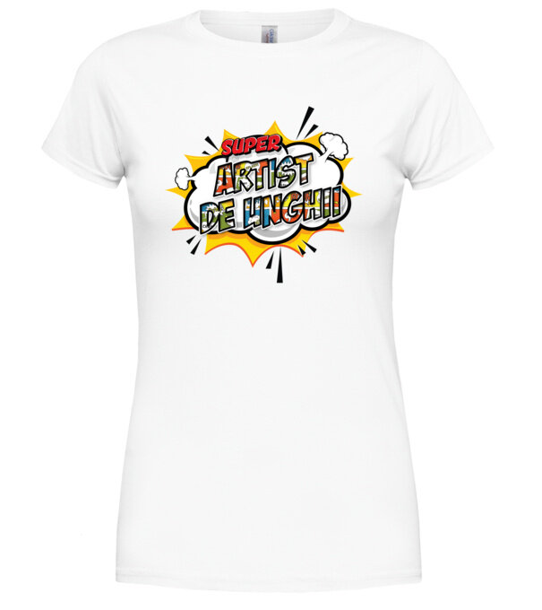  model  pe tricou