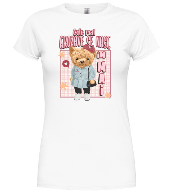  model  pe tricou