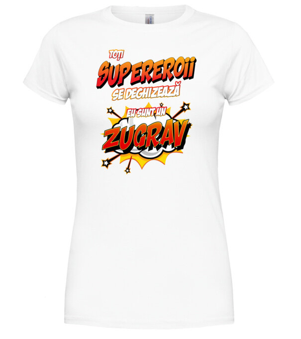  model  pe tricou