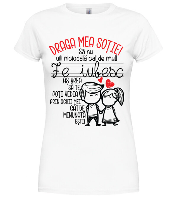  model  pe tricou