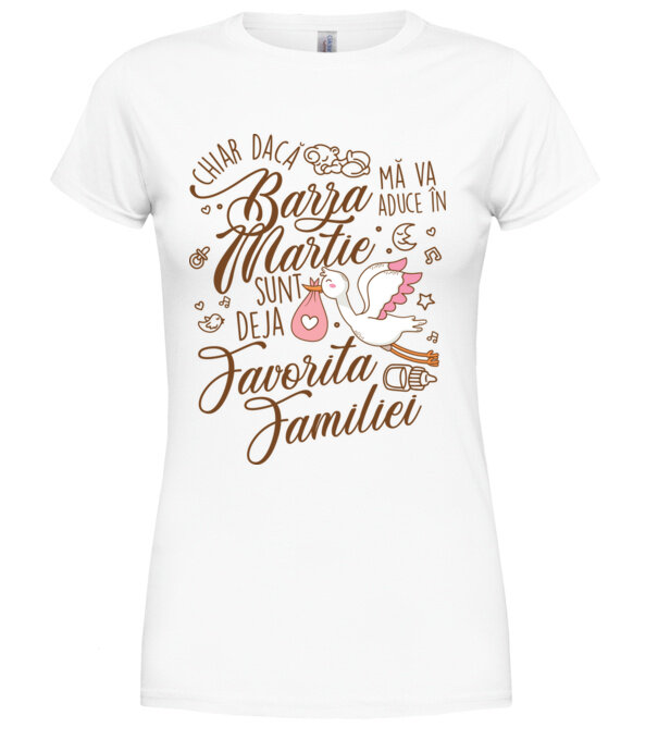  model  pe tricou