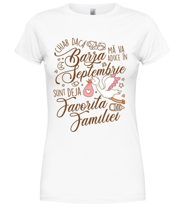  model  pe tricou