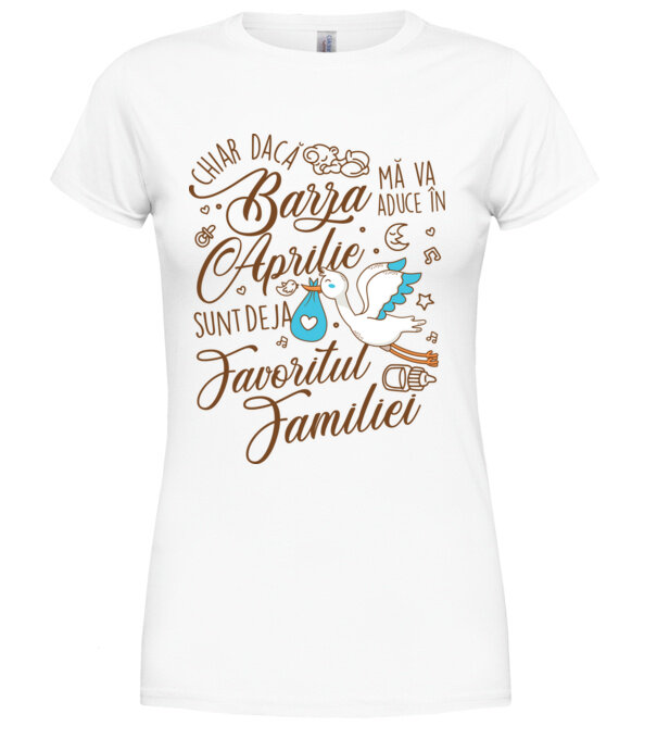  model  pe tricou