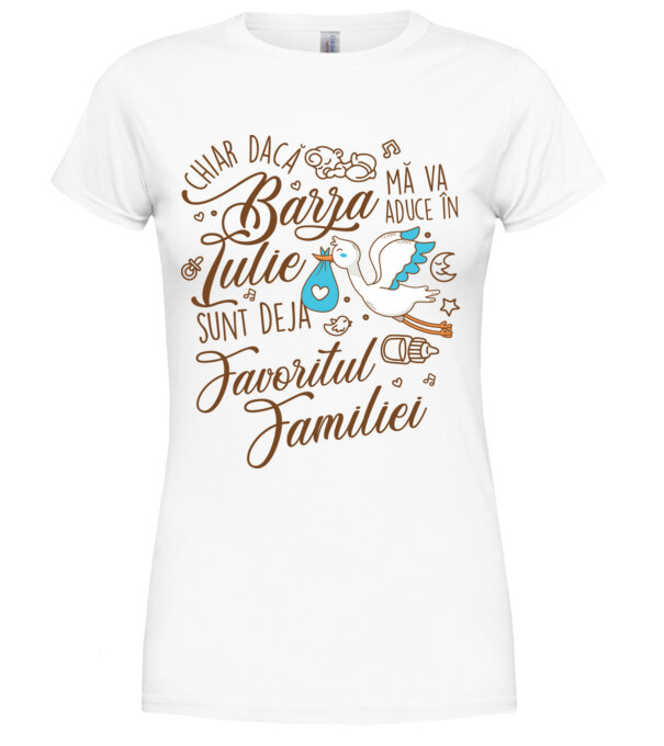  model  pe tricou